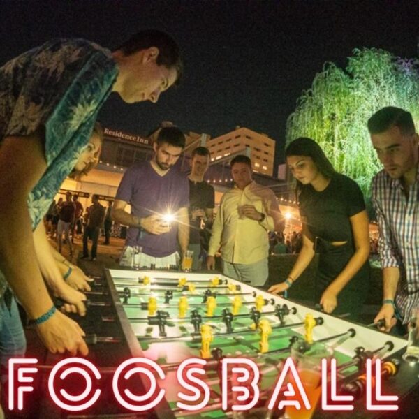 foosball table party game rentals boston